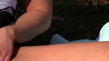 Lonely chick was Horny in the woods (Wet Pussy, Solo, Masturbation, Amateur, wet-pussy, Masturbation, solo, close-up)