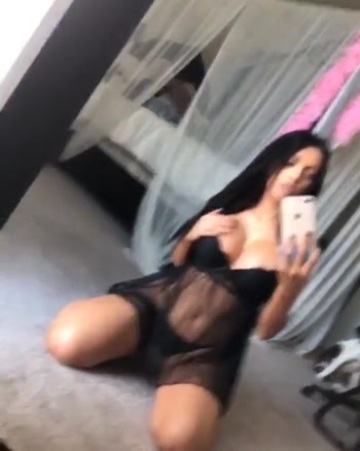 Sexy hot brunette