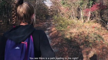Outdoor Fellatio. Stalker Karina Suck A Wiener To A Guard At An Abandoned Camp