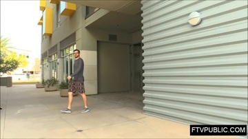 Interrupted public anal Masturbation