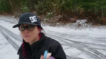 Winter Time Public Tampon Insertion - Plastic Applicator