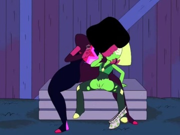 Steven Universe - Pomegranate finger-fucking Peridot