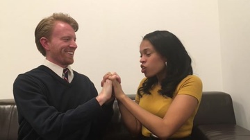 I Hold Hands With Black Beloved As She Talks About Her Day