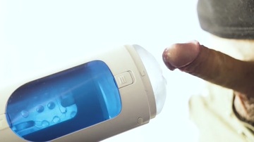Robot Coition Machine. Robotic Fleshlight. Male Lovemaking Toy Oral Machine Slow Mo