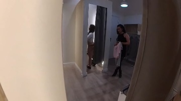 Boy Shows His Huge Cock In Fitting Room