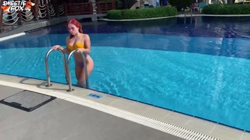 Fucked Redhead Stranger on Vacation and Cum in Her Mouth