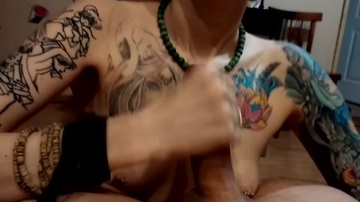 Sara sucks my cock