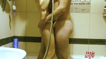 caught a girl in the shower and fucked her