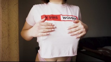 CUTE GIRL RECORDS A VIDEO MESSAGE FOR HER BOY