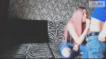 Young Classmate Fucked on a Couch