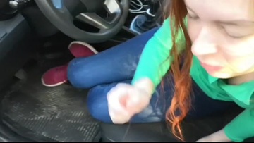 Sex in Forest with Hot Redhead