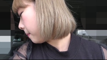 Chubby Cute College Girl②exposed Raw SEX Goddess's Boobs in a Multi-storey Car Park