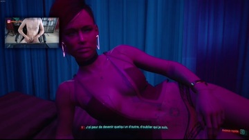 Cyberpunk 2077 - Sex Scene with Prostitutes - Streamer Forgot to Turn off his Camera -big Dick Twink