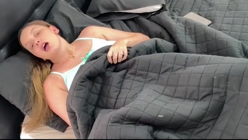 Caught my Step Sis Masturbating and i help her