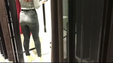 LeoKleo amateur public blowjob in changing room. I swallow all cum.
