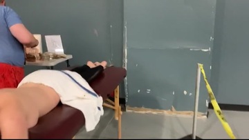 Fire massage at New Jersey Exxxotica 2019