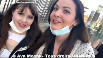 Ava Moore - We suck a  in the toilet of a park in Lyon with Luna Rival - PORNO REALITE