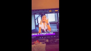 Masturbating to Alice RedLips
