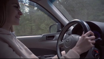 Stepmom fucked on the way to college