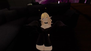 I let a simp fuck me IRL, while I'm playing VRCHAT (POV)