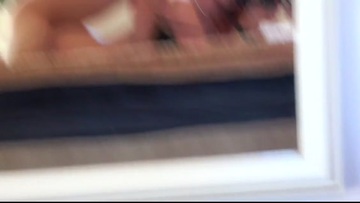 Young slut sucked her neighbor's big dick