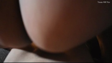 Busty brunette rides a big dick