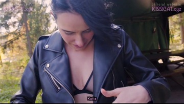 Public Agent Pickup in Outdoor Park with Real Sex and Cum in Mouth / Kiss Cat