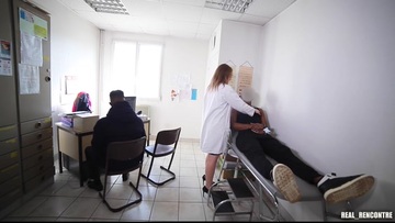 A horny nympho doctor offers to get fucked by her patients for covid passes !!!!