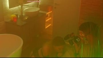 A young guy fucks a gorgeous lush-breasted slut and shoots hot porn.
