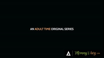 MOMMY'S BOY - MILF Stepmom Cory Chase Convces Stepson To Creampie Her Behind Pregnant Wife's Back!