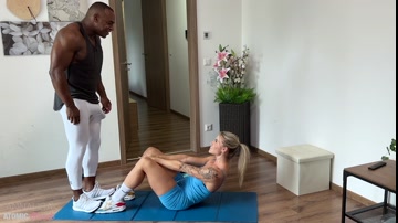 Hot wife fucks her first big black cock BBC