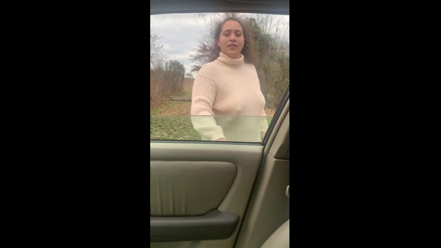 NEIGHBORS WIFE ASKED FOR HUGE FAVOR AND LET ME RAM HER PUSSY IN CAR TO HELP PAY HER RENT!!