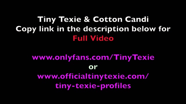 Texie and Cotton Candi Video Texie loves being